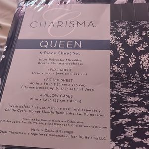 Charisma Microfiber Queen Bedsheets NWT